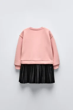 Niños ZARA 1½ - 6 Años·Vestidos / Petos|6 - 18 Meses·Vestidos / Monos<VESTIDO COMBINADO NUDO