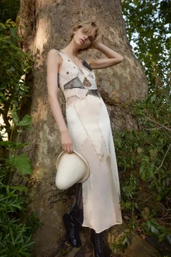 Best VESTIDO COMBINADO PATCHWORK Mujer Vestidos