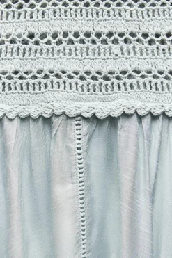 Sale VESTIDO COMBINADO PUNTO CROCHET Mujer Vestidos|Cárdigan / Jerséis