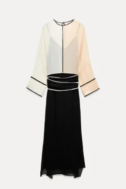 Fashion VESTIDO COMBINADO ZW COLLECTION Mujer Vestidos