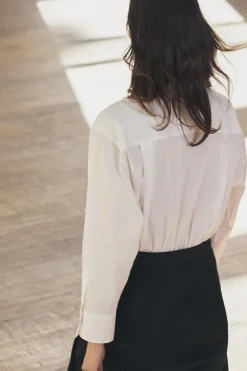 New VESTIDO COMBINADO ZW COLLECTION Mujer Vestidos