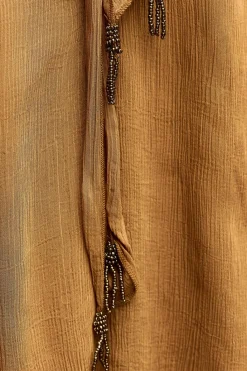 Outlet VESTIDO CON CAPA VOLANTES ZW COLLECTION Mujer Vestidos