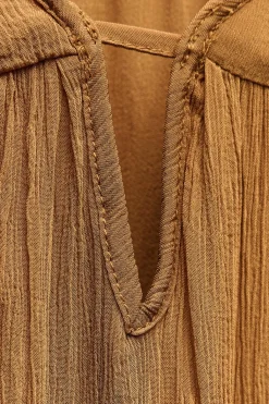 Outlet VESTIDO CON CAPA VOLANTES ZW COLLECTION Mujer Vestidos