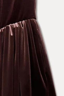 New VESTIDO CORSETERO FRUNCES Mujer Vestidos