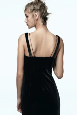 Fashion VESTIDO CORSETERO TERCIOPELO Mujer Vestidos