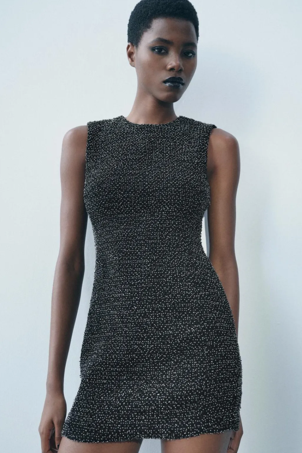 Clearance VESTIDO CORTO ABALORIOS ZW COLLECTION Mujer Vestidos