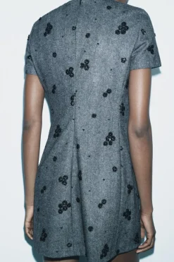 Sale VESTIDO CORTO BORDADOS ZW COLLECTION Mujer Vestidos