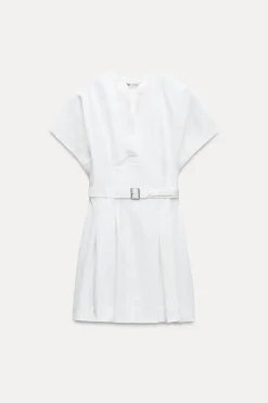 Outlet VESTIDO CORTO CINTURÓN ZW COLLECTION Mujer Vestidos