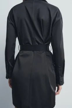 Sale VESTIDO CORTO CINTURÓN ZW COLLECTION Mujer Vestidos