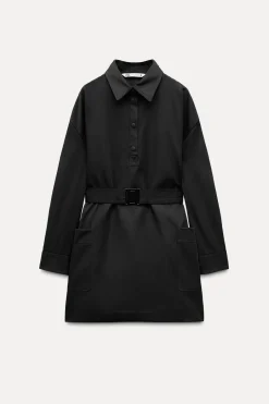 Sale VESTIDO CORTO CINTURÓN ZW COLLECTION Mujer Vestidos