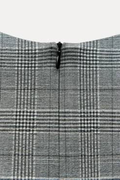 Discount VESTIDO CORTO CUADROS ZW COLLECTION Mujer Vestidos