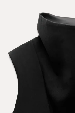 Fashion VESTIDO CORTO CUELLO ENVOLVENTE Mujer Vestidos