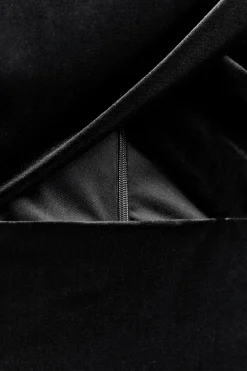 Discount VESTIDO CORTO CUT OUT TERCIOPELO Mujer Vestidos