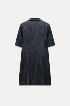 Best VESTIDO CORTO DENIM ZW COLLECTION Mujer Vestidos