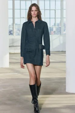 Outlet VESTIDO CORTO DENIM ZW COLLECTION Mujer Vestidos