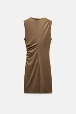 Sale VESTIDO CORTO DRAPEADO Mujer Vestidos