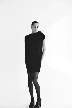 Online VESTIDO CORTO DRAPEADO Mujer Vestidos