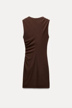 Best VESTIDO CORTO DRAPEADO Mujer Vestidos