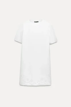 Clearance VESTIDO CORTO EFECTO ANTE Mujer Vestidos