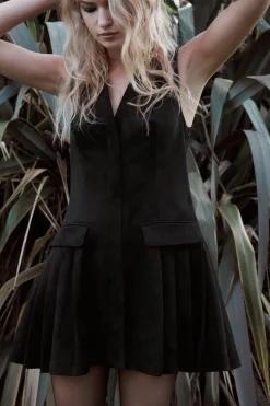 Hot VESTIDO CORTO EFECTO ANTE Mujer Vestidos