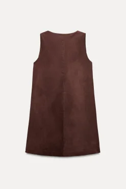 Discount VESTIDO CORTO EFECTO ANTE Mujer Vestidos