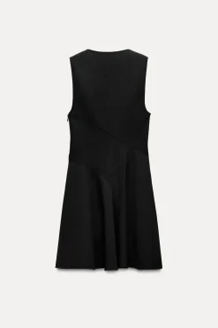 New VESTIDO CORTO ESCOTE CUADRADO ZW COLLECTION Mujer Vestidos