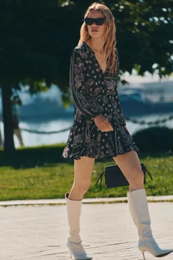 Sale VESTIDO CORTO ESTAMPADO Mujer Vestidos