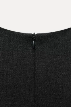 Fashion VESTIDO CORTO HALTER TABLAS Mujer Vestidos