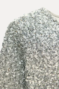 Outlet VESTIDO CORTO LENTEJUELAS Mujer Vestidos