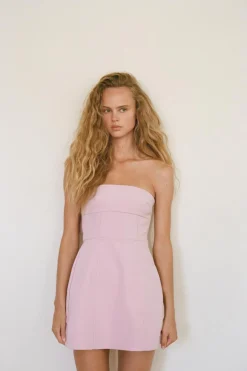 Best VESTIDO CORTO PALABRA DE HONOR LAZO Mujer Vestidos