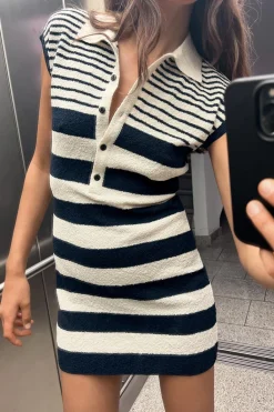 Fashion VESTIDO CORTO PUNTO CORTADO Mujer Vestidos