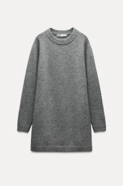 Clearance VESTIDO CORTO PUNTO SOFT Mujer Vestidos|Cárdigan / Jerséis