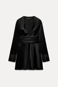 Discount VESTIDO CORTO SATINADO Mujer Vestidos