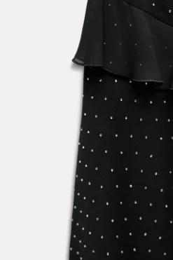 Sale VESTIDO CORTO VOLANTES BRILLOS Mujer Vestidos