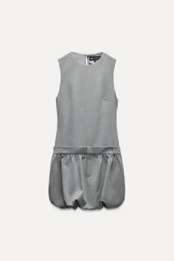 Outlet VESTIDO CORTO VOLUMEN Mujer Vestidos