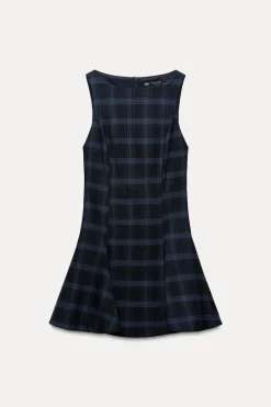 Discount VESTIDO CUADROS Mujer Vestidos