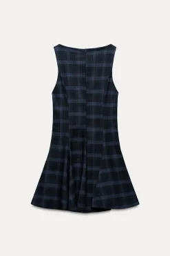 Discount VESTIDO CUADROS Mujer Vestidos