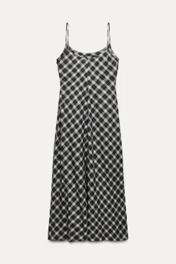 Hot VESTIDO CUADROS FRANELA Mujer Vestidos