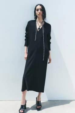 Best VESTIDO CUELLO POLO ZW COLLECTION Mujer Vestidos