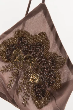 Outlet VESTIDO CUT OUT ABALORIOS Mujer Vestidos