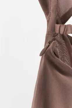 Outlet VESTIDO CUT OUT ABALORIOS Mujer Vestidos