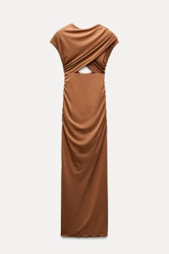 Hot VESTIDO CUT OUT DRAPEADO Mujer Vestidos