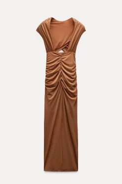 Hot VESTIDO CUT OUT DRAPEADO Mujer Vestidos