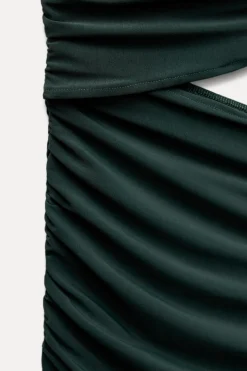 Sale VESTIDO CUT OUT DRAPEADO Mujer Vestidos