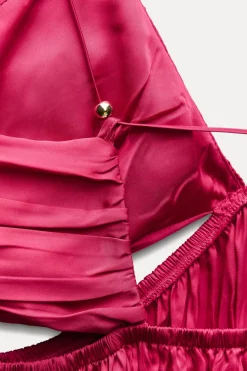 Discount VESTIDO CUT OUT EFECTO ARRUGADO Mujer Vestidos