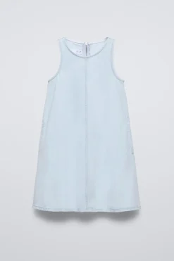 Niños ZARA 6 - 14 Años·Vestidos / Monos<VESTIDO DENIM
