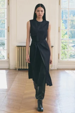 Outlet VESTIDO DENIM COMBINADO ZW COLLECTION Mujer Vestidos