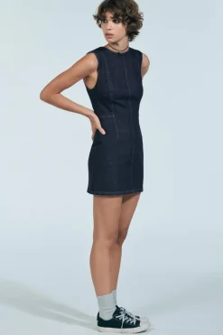 Outlet VESTIDO DENIM TRF Mujer Vestidos