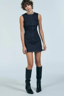 Outlet VESTIDO DENIM TRF Mujer Vestidos