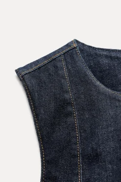 Outlet VESTIDO DENIM TRF Mujer Vestidos